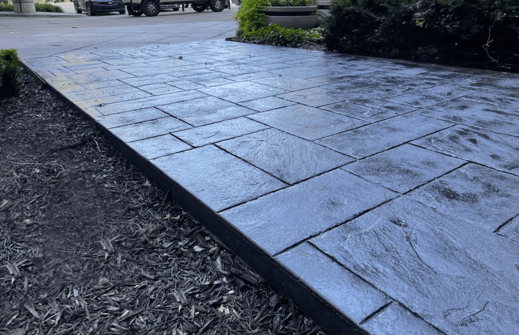 Custom paver driveway in Raleigh