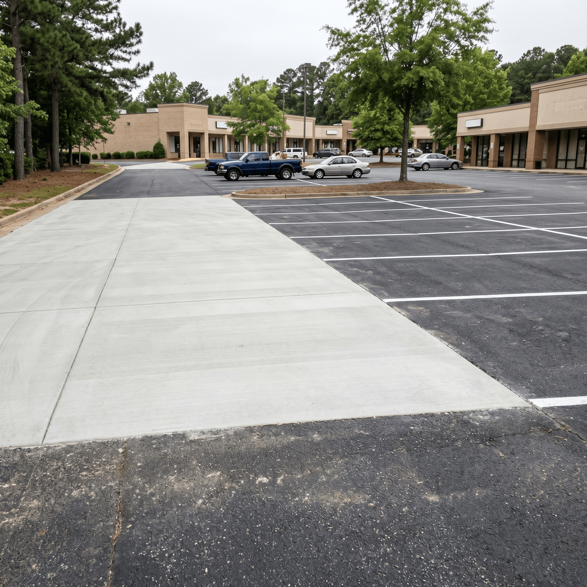 Commercial Parking & Approach Slabs in Raleigh, NC
