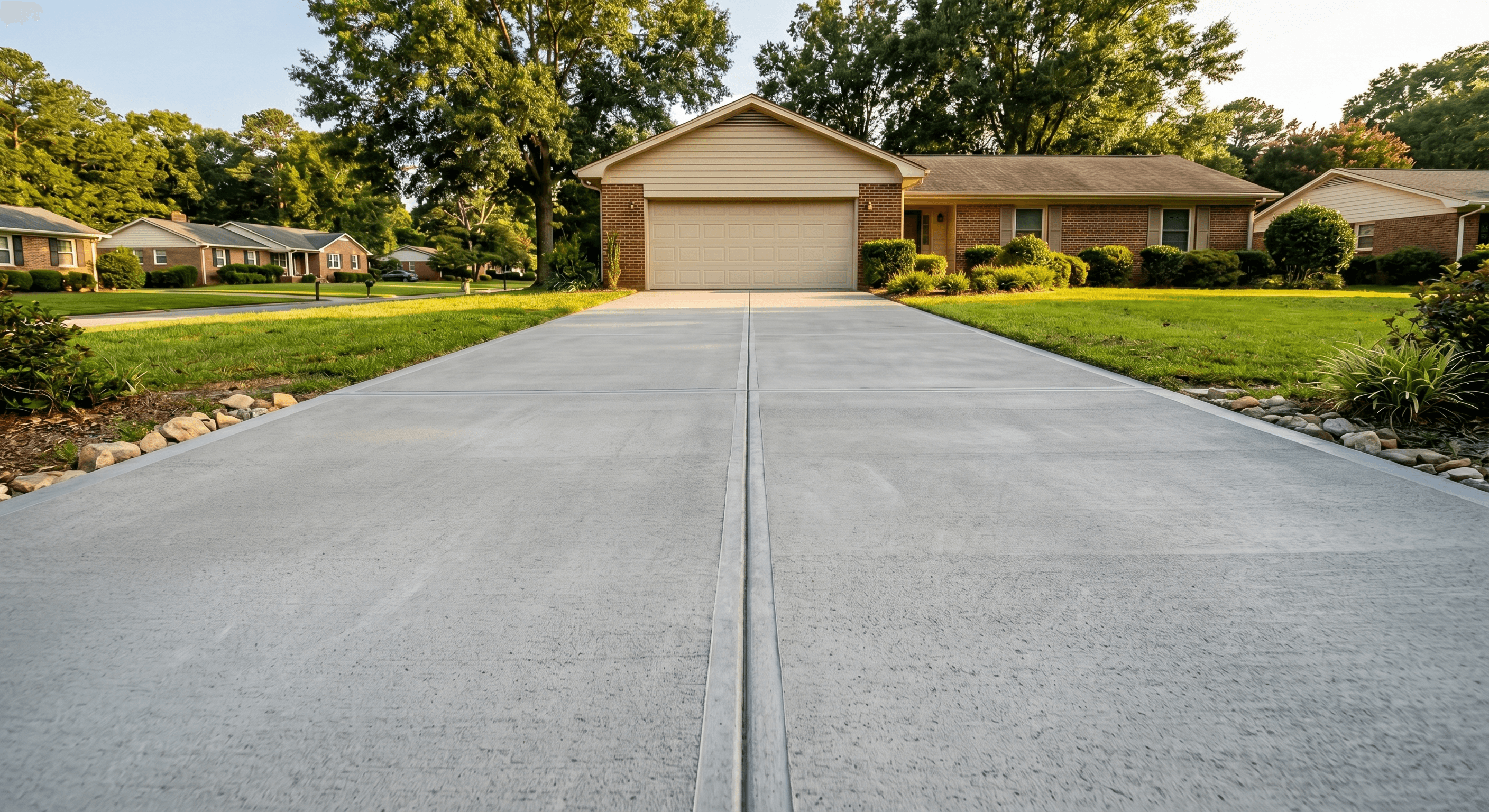 Raleigh Cracked Driveway Repair after