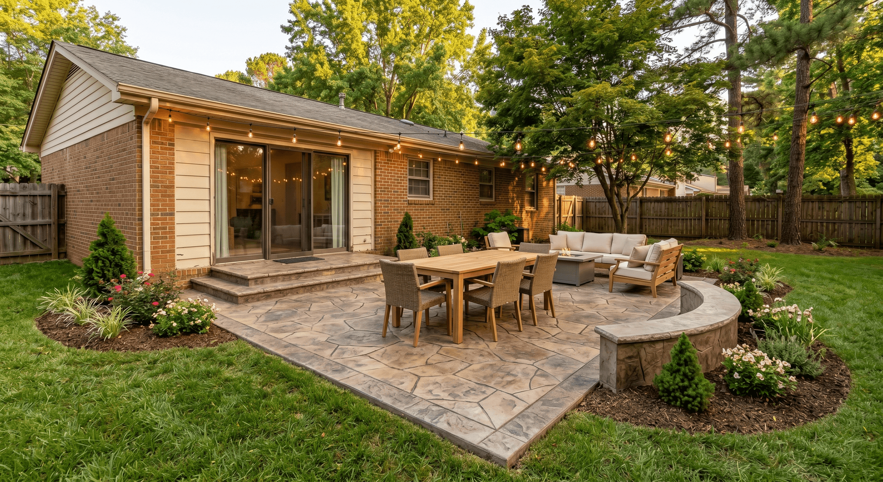 Raleigh Backyard Patio after